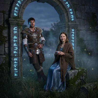Забытые Руины: Герои RPG — AI промт для Nano Banana Pro