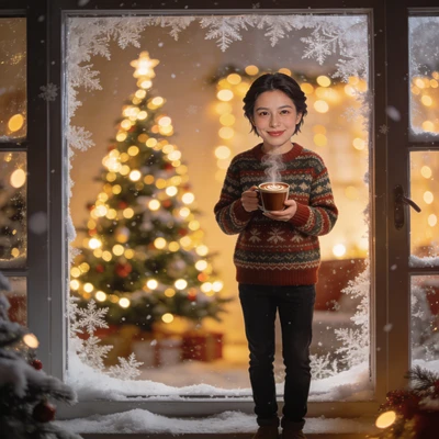 Звезда Рождества — AI промт для Seedream 4.5