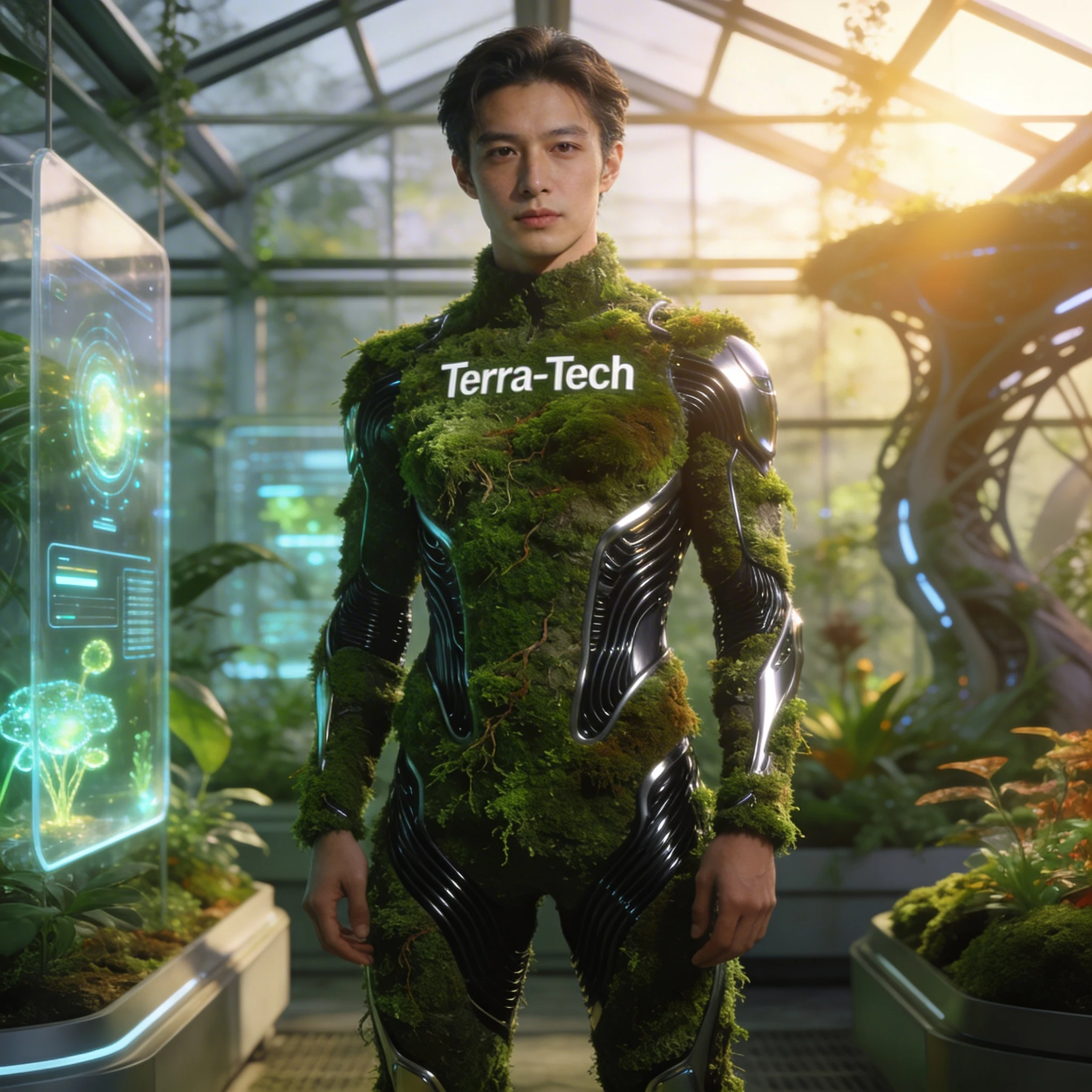 Тренд: Человек будущего в стиле 'Terra-Tech' — Seedream 4.5 промт