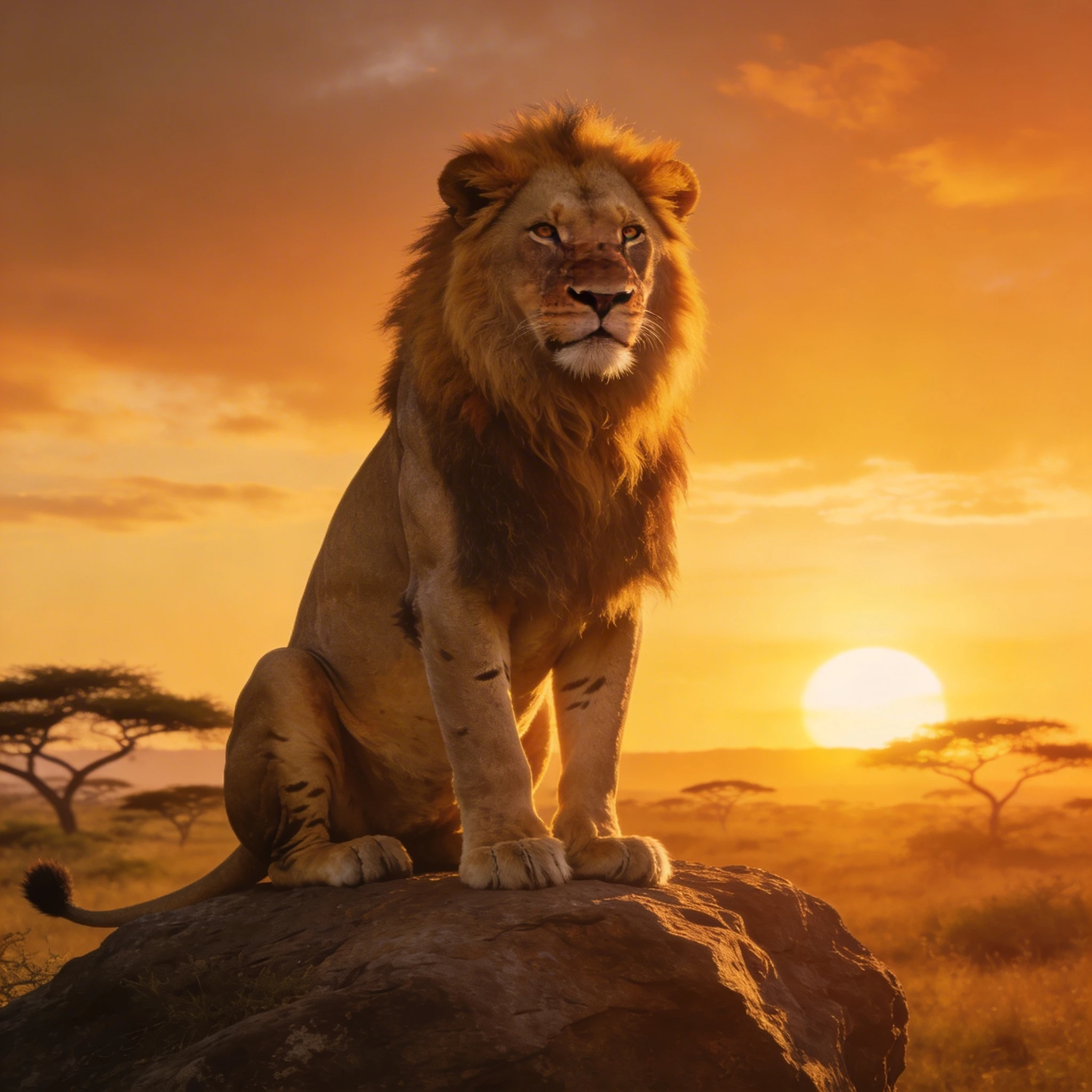 Твой питомец — Король Лев — Seedream 4.5 промт