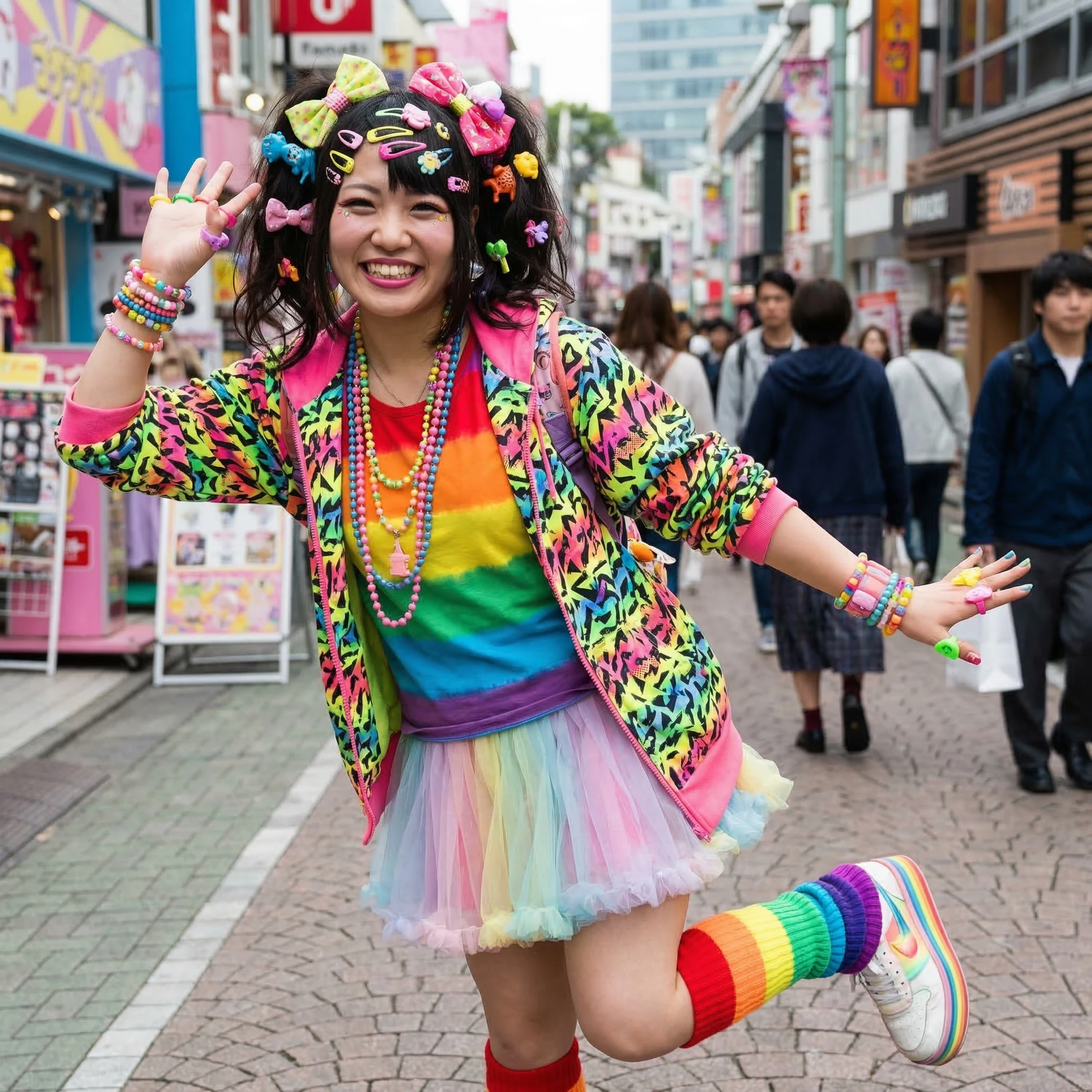 Уличный стиль Токио «Harajuku Decora» — Nano Banana Pro промт