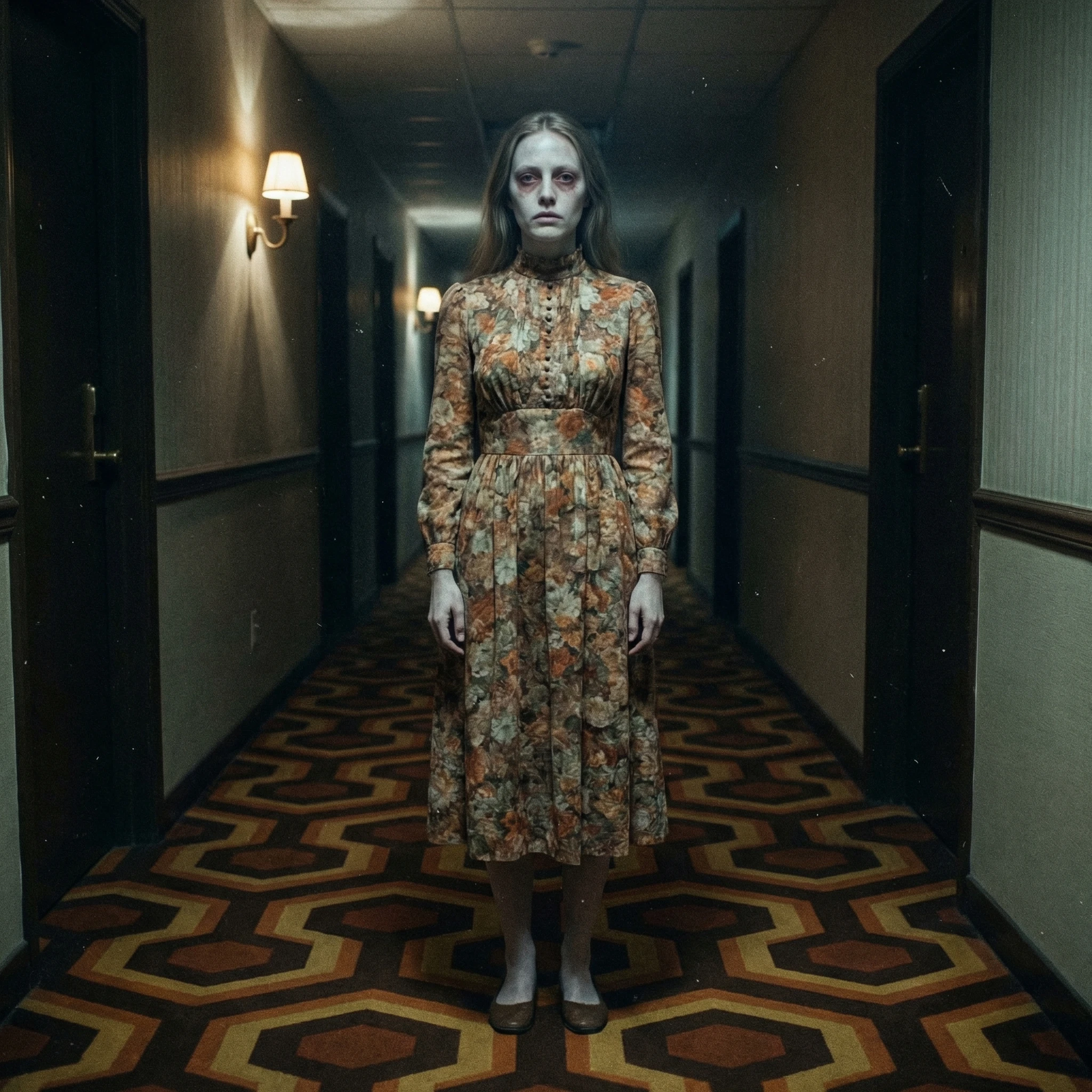 Ужас старого отеля: «Entity of Room 237» — Nano Banana Pro промт