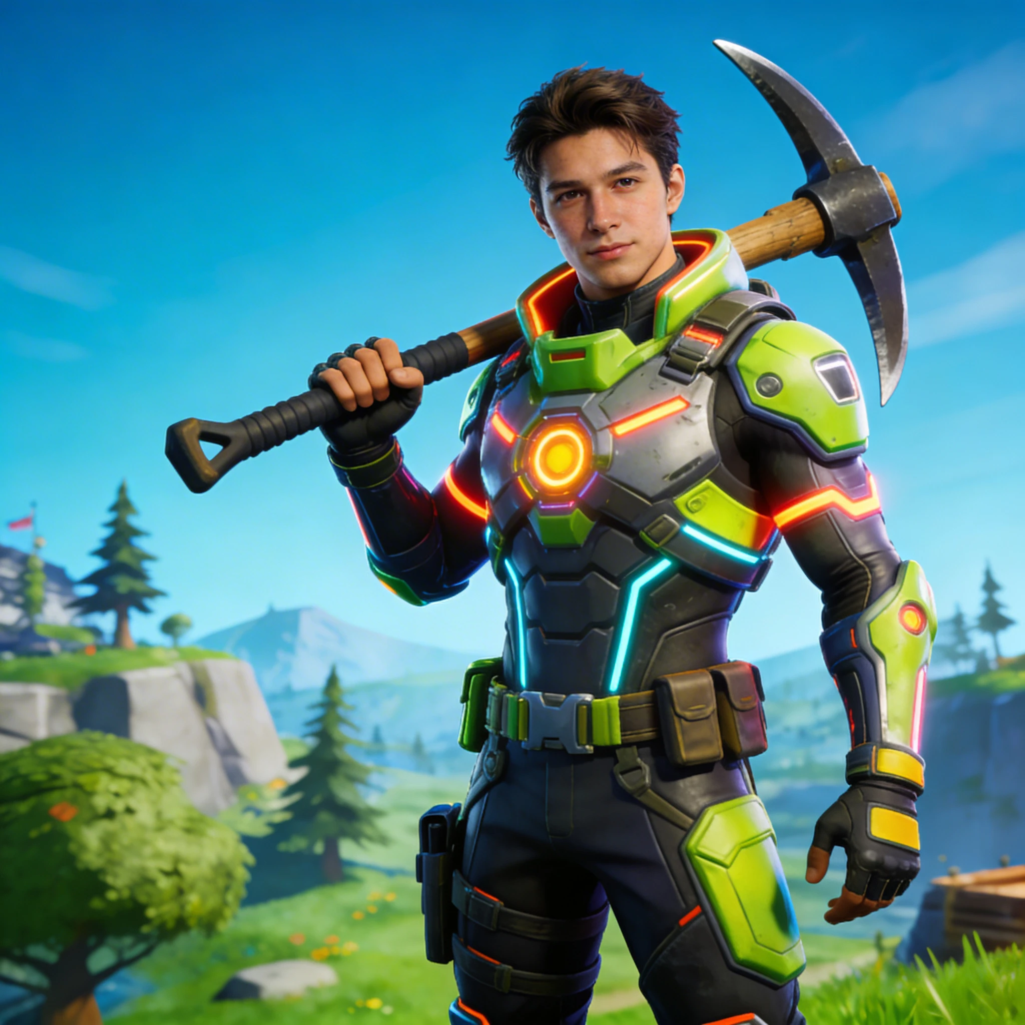 Виртуальный аватар: Стиль Fortnite — Seedream 4.5 промт
