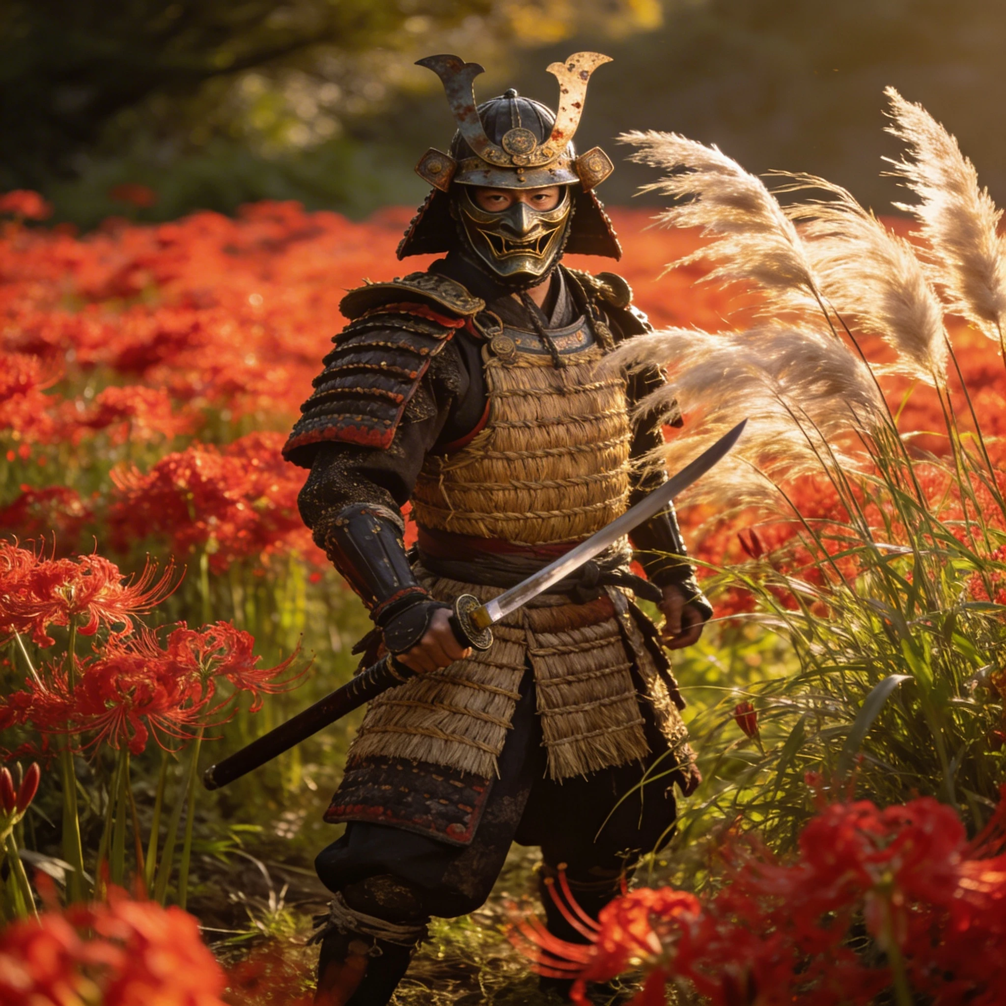 Воин в стиле игры «Ghost of Tsushima» — Seedream 4.5 промт