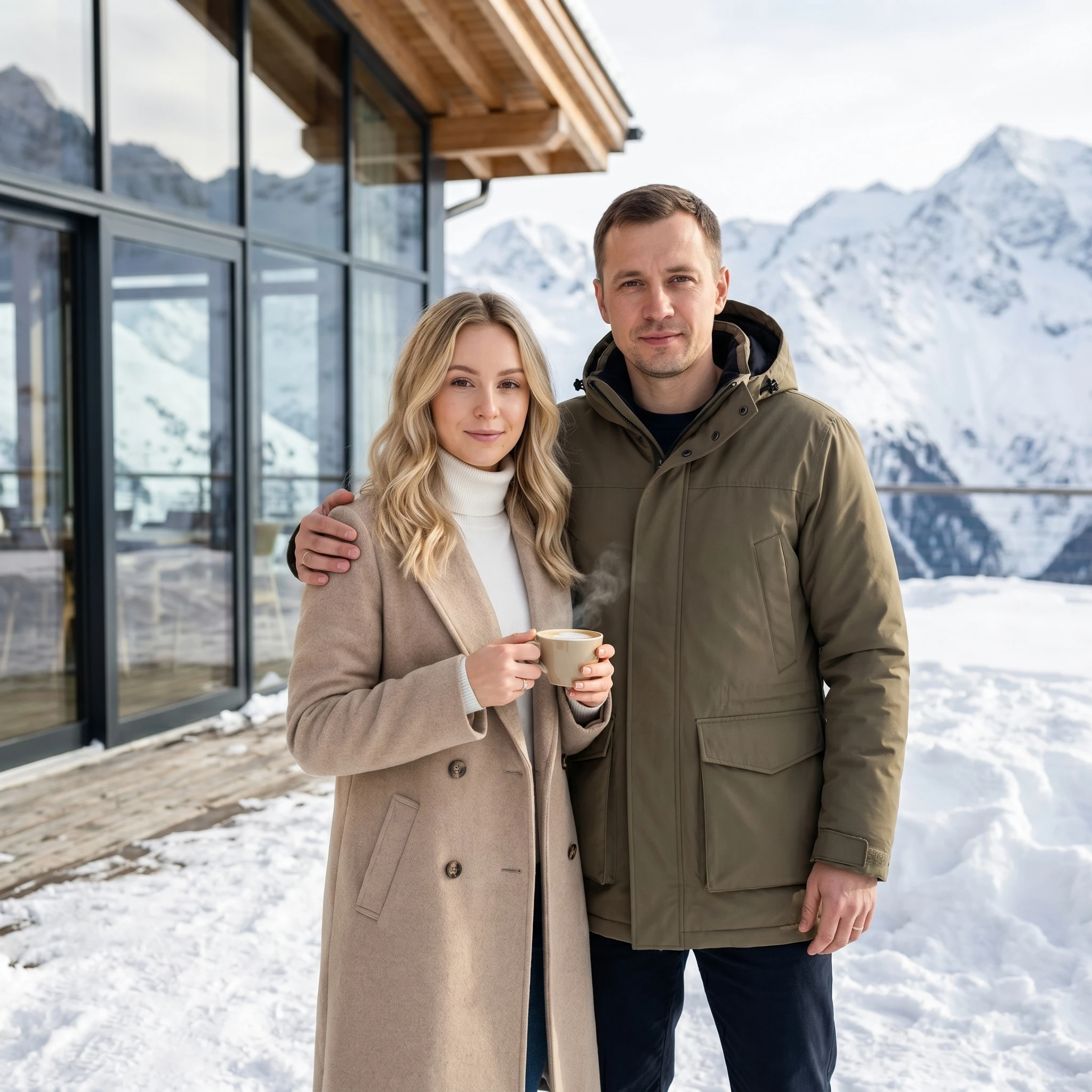 Высокая мода: Горный курорт — Nano Banana Pro промт