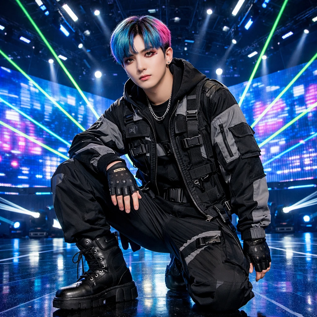 Звезда танцев TikTok в стиле K-Pop — GPT Image 1.5 промт